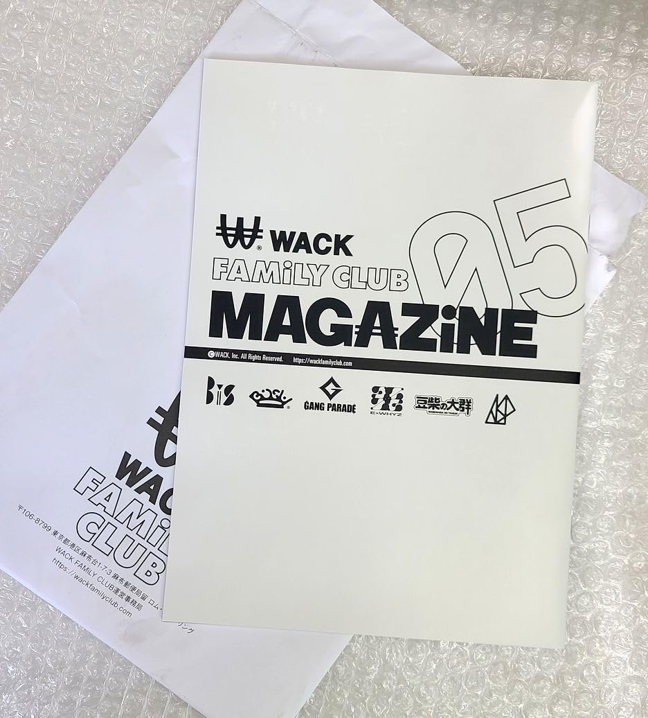 Amazon.co.jp: WACK FAMiLY CLUB ファンクラブ会報 MAGAZiNE VOL.05